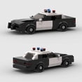 thumbnail image 1 of 1993 Intercept Police Cars MOC Vehicle SWAT Patrol Building Blocks City Speed Champions Crown Victoria Model Technique Kids Toys NEW, 1 of 7