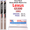 thumbnail image 1 of 1993 Lexus GS300 Beam Blade Wipers (Set of 2), 1 of 3
