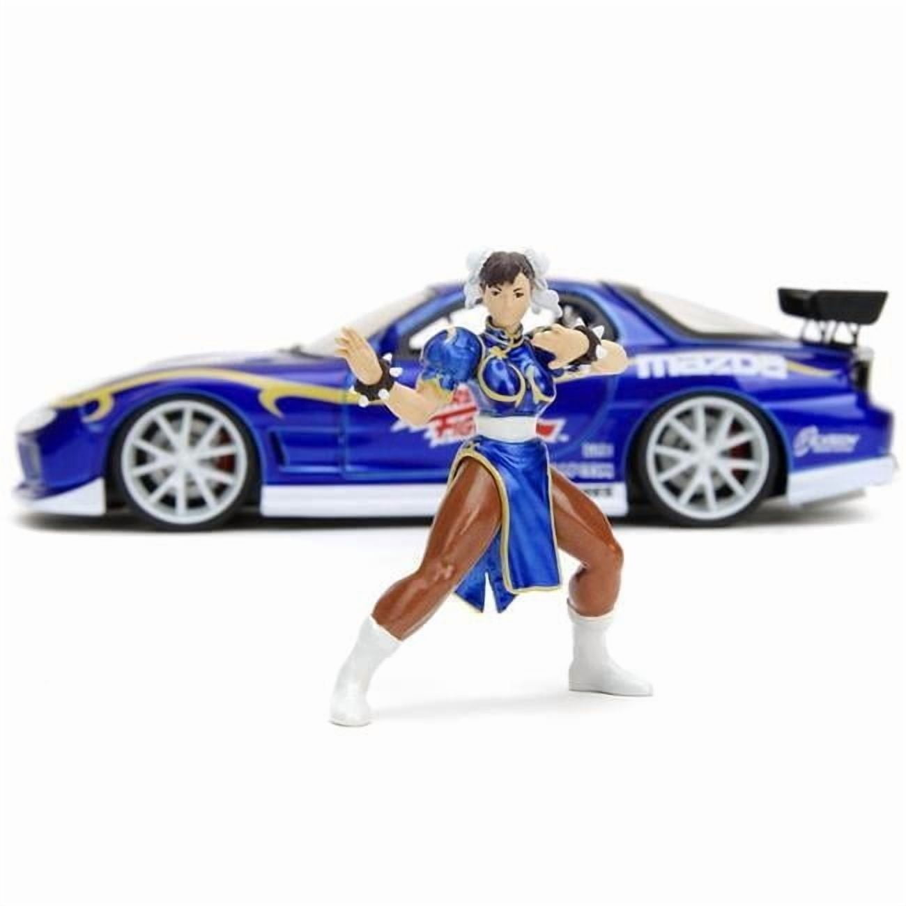 1993 Mazda RX-7 Candy with Graphics & Chun-Li Diecast Figure
