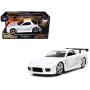 Jada 32588 1993 Mazda RX-7 HKS White 2001 Movie 25 Years of Fast & Furious Series 1-32 Scale Diecast Model Car