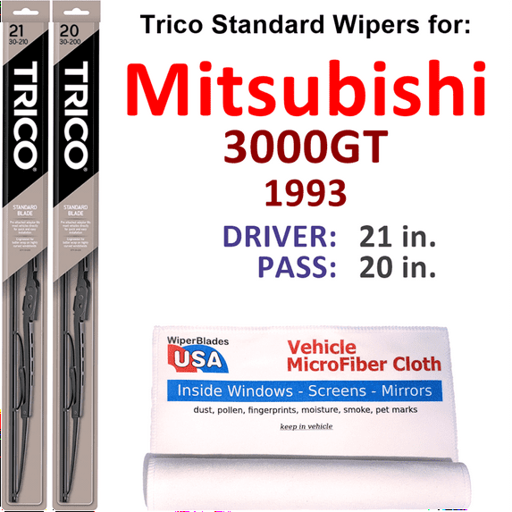 1993 Mitsubishi 3000GT Wiper Blades (Set of 2)