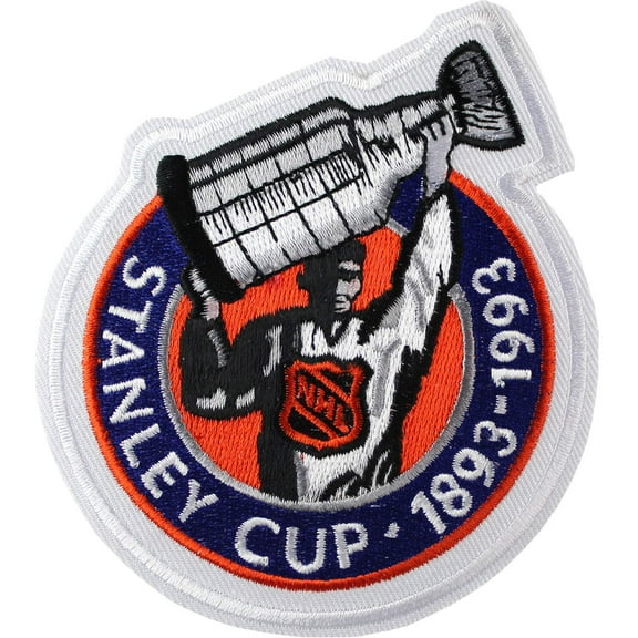 1993 NHL Stanley Cup Final 100th Anniversary Jersey Patch Los Angeles Kings Montreal Canadiens (English Version)