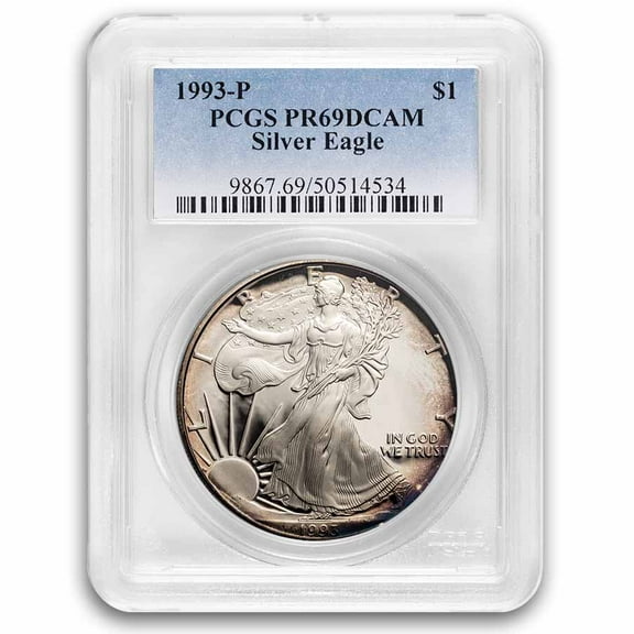 1993-P Proof American Silver Eagle PR-69 PCGS