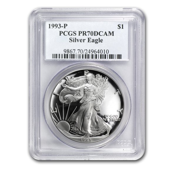 1993-P Proof American Silver Eagle PR-70 PCGS