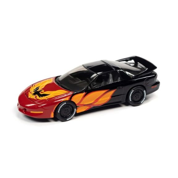1993 Pontiac Firebird Trans Am, Black - Johnny Lightning JLSP210/24A - 1/64 scale Diecast Car
