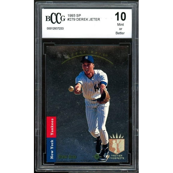1993 SP #279 Derek Jeter Rookie Card BGS BCCG 10 Mint +