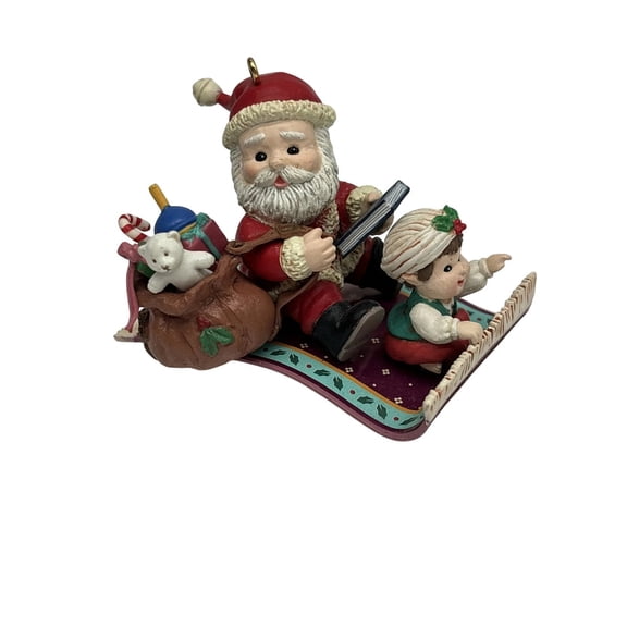 1993 Santas Magic Ride Enesco Christmas Tree Ornament 582115