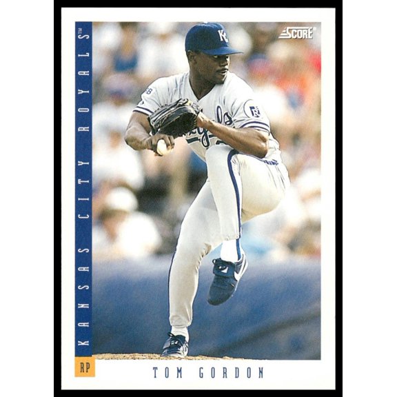 1993 Score Kansas City Royals Tom Gordon #184 Baseball Card