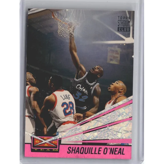 1993 Shaquille O'Neal Topps Stadium Club Beam Team Insert