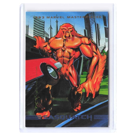 1993 SkyBox Marvel Masterpieces SASQUATCH #66