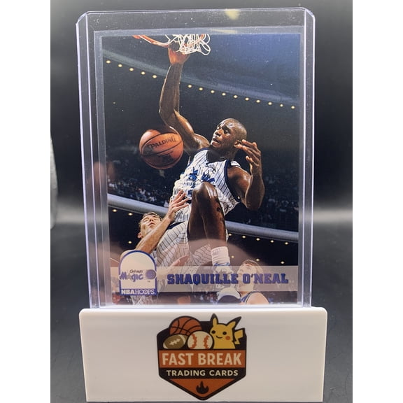 1993 SkyBox NBA Hoops Basketball Card Shaquille O'Neal Orlando Magic #155