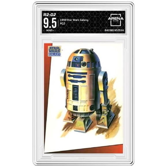 Graded 1993 Topps Star Wars Galaxy R2-D2 #12 Arena Club 9.5 Trading Card
