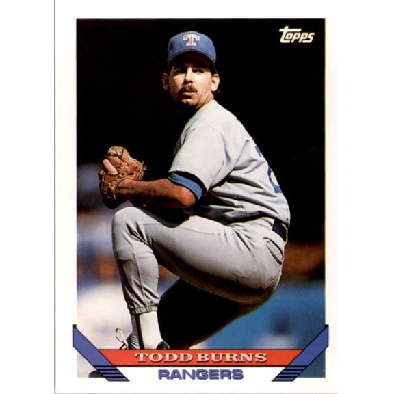 1993 Topps #279 Todd Burns MLB Baseball Trading Card