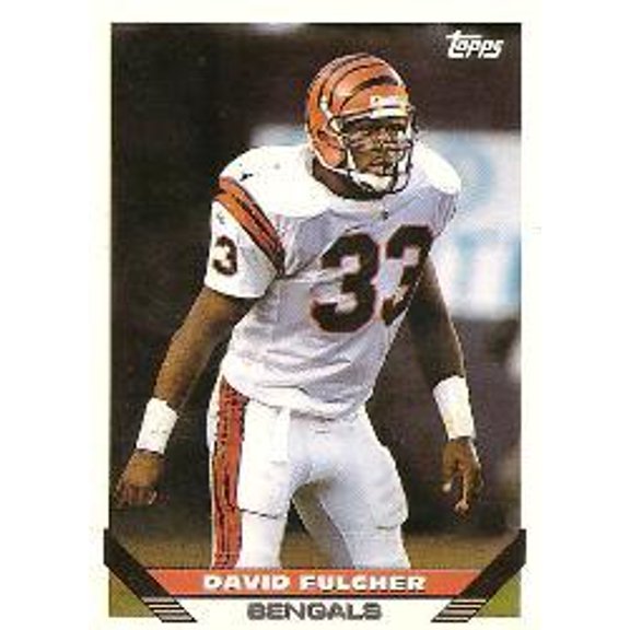1993 Topps #68 David Fulcher NFL Football Trading Card