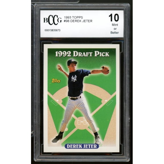 1993 Topps #98 Derek Jeter Rookie Card BGS BCCG 10 Mint+