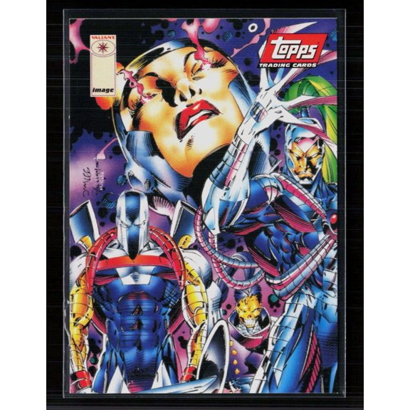 1993 Topps Deathmate Jim Lee Warblade Diehard Void Excellent Condition Trading Card