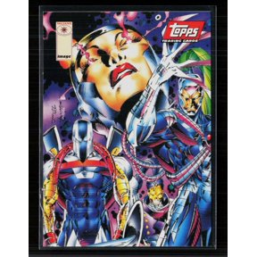 1993 Topps Deathmate Jim Lee Warblade Diehard Void Excellent Condition Trading Card