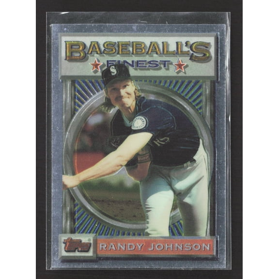 1993 Topps Finest Randy Johnson #154 Seattle Mariners Baseball Card