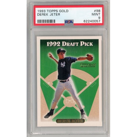 1993 Topps Gold Derek Jeter #98 Rookie RC Baseball Card PSA 9 Mint