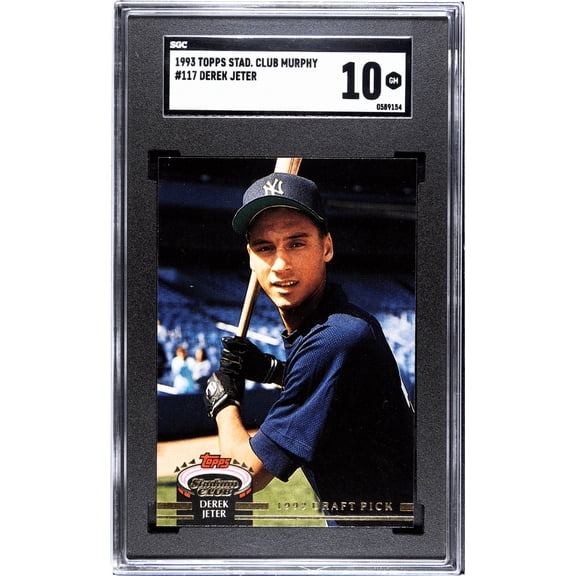 1993 Topps Stadium Club Murphy Derek Jeter #117 SGC 10