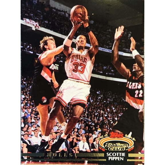 1993 Topps Stadium Club Scottie Pippen #367 Chicago Bulls NBA Basketball Trading Cards
