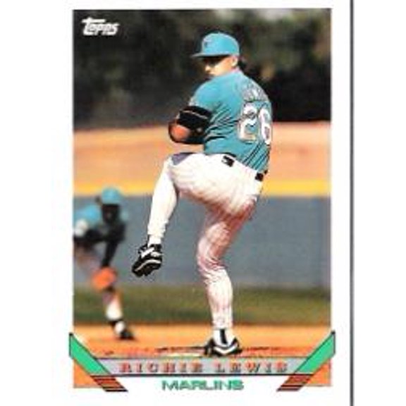 1993 Topps Traded #90T Richie Lewis RC MLB Baseball Trading Card