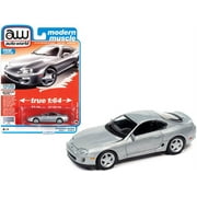 1993 Toyota Supra, Alpine Silver - Auto World AWSP064/24A - 1/64 scale Diecast Model Toy Car