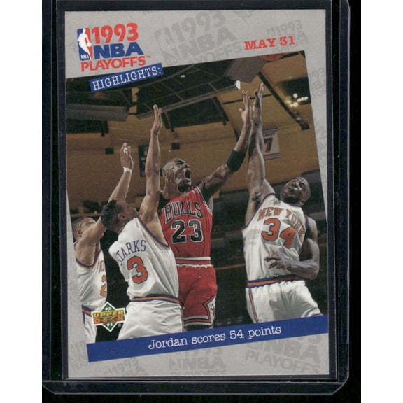 1993 Upper Deck NBA Playoffs Highlights Michael Jordan #193
