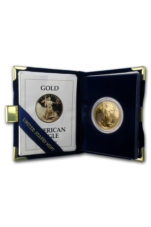 1993-W 1 oz Proof American Gold Eagle (w/Box & COA)