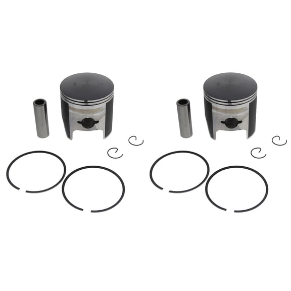 1994-2001 Yamaha Venture TF 480 VT480 Piston Kit x2 +0.40" O/S Teflon Coated