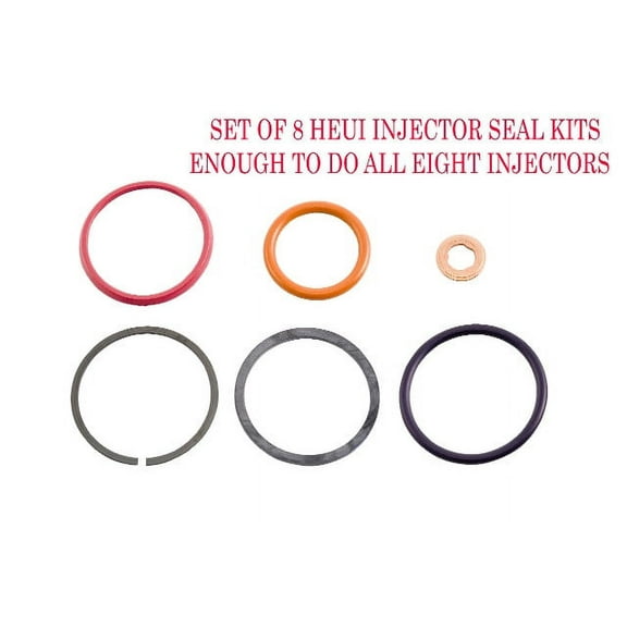 1994-2003 7.3L Ford Powerstroke | HEUI Injector Seal Kit (Set of 8) | Alliant Power # AP0001