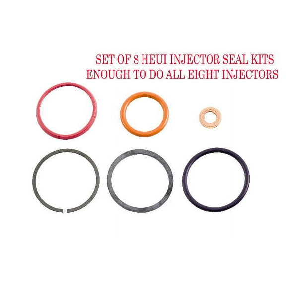 1994-2003 Navistar T444E | HEUI Injector Seal Kit (Set of 8) | Alliant Power # AP0001