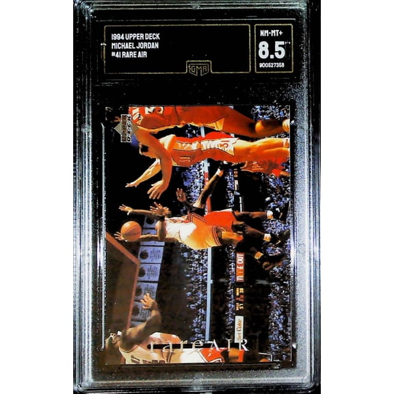 1994-95 Upper Deck Rare Air Michael Jordan Chicago Bulls #41 GMA 8.5 NM-MT+ NBA Basketball Trading Card