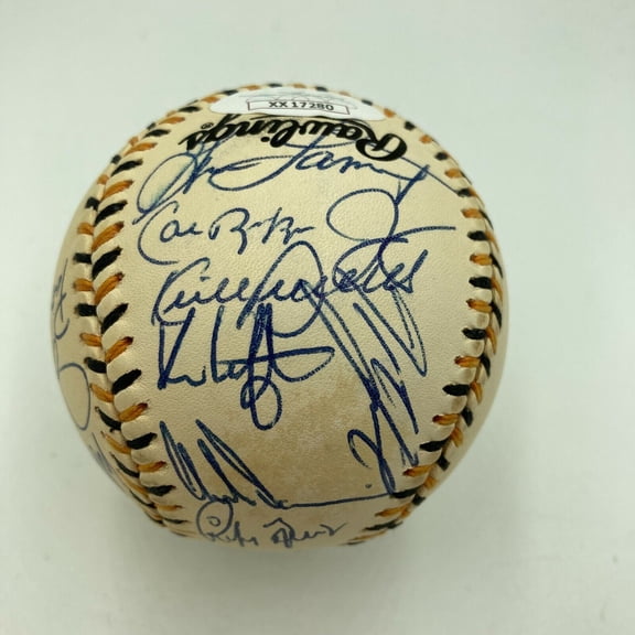 1994 All Star Game Team Signed Baseball Kirby Puckett Cal Ripken Jr. JSA COA