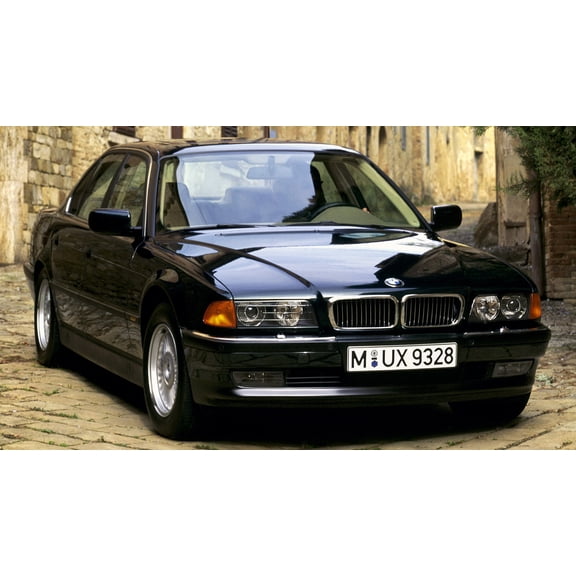 1994 BMW 7 Series - 12x18 Inch Laminated Poster - Stunning Detail and Bold Colors