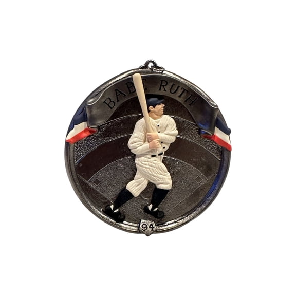 1994 Babe Ruth Ornament (Baseball Heroes) Hallmark Keepsake Christmas Tree Ornaments QX5323