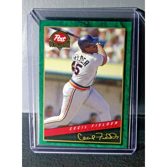 1994 Cecil Fielder Post Collection #17 Baseball Card Detroit Tigers