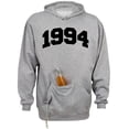 thumbnail image 1 of 1994 College Style Beer Holder Tailgate Hoodie Sweatshirt Unisex 2X-Large Oxford, 1 of 4
