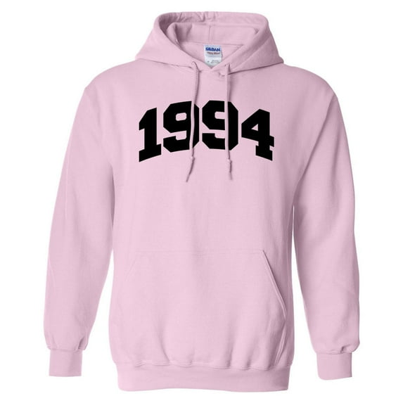 1994 College Style Hoodie Sweatshirt Unisex 3X-Large Pink