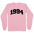 thumbnail image 1 of 1994 College Style Long Sleeve Shirt Unisex X-Large Pink, 1 of 5