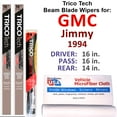 thumbnail image 1 of 1994 GMC Jimmy Beam Blade Wipers (Set of 3) w/Rear Wiper, 1 of 4