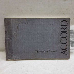 Pre-Owned 1994 Honda Accord Wagon Owners Manual
