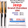 thumbnail image 1 of 1994 Jeep Grand Cherokee Performance Beam Wipers (Set of 2), 1 of 3