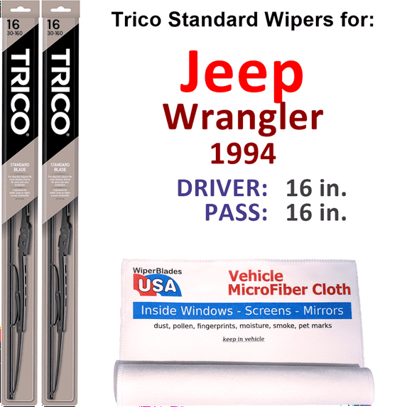 1994 Jeep Wrangler Wiper Blades (Set of 2)