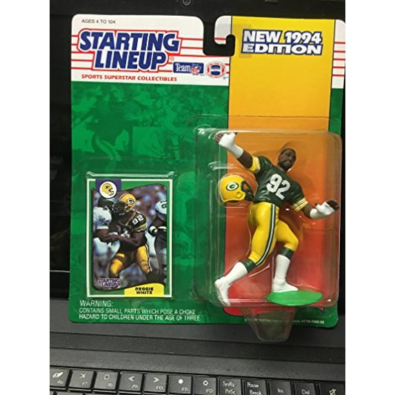 1994 Kenner Starting Lineup Figure SLU NFL Reggie White Green Bay Packers