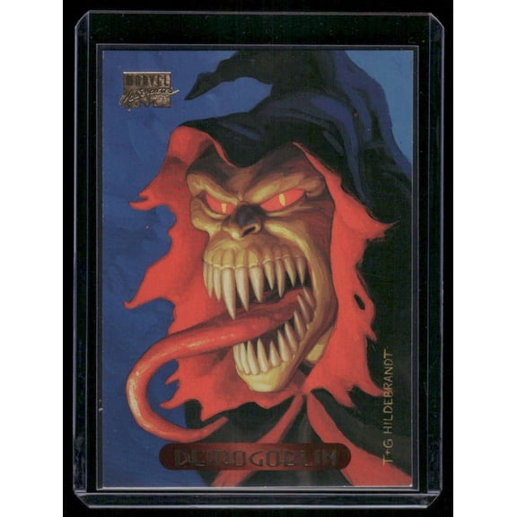 1994 Marvel Masterpieces Demo Goblin #30 Greg Hildebrandt Tim Hildebrandt Excellent Trading Card