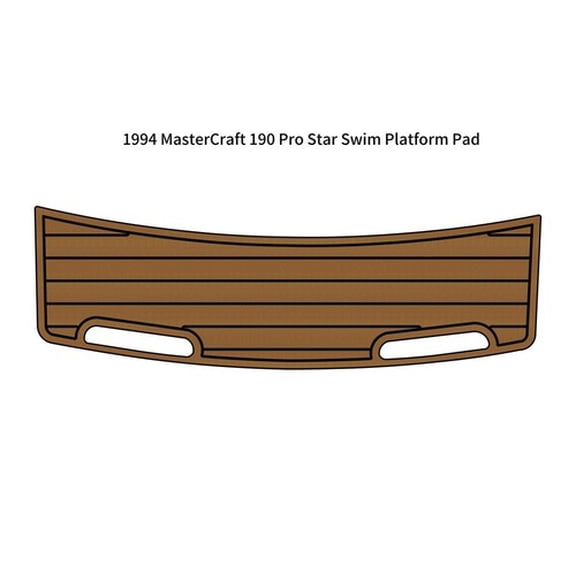 1994 MasterCraft 190 Pro Star Swim Platform Boat EVA Foam Teak Deck Floor Pad