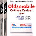 thumbnail image 1 of 1994 Oldsmobile Cutlass Cruiser Wiper Blades (Set of 2), 1 of 3