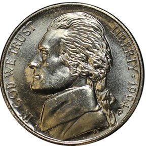 1994-P Jefferson Nickel Full Step Gem BU