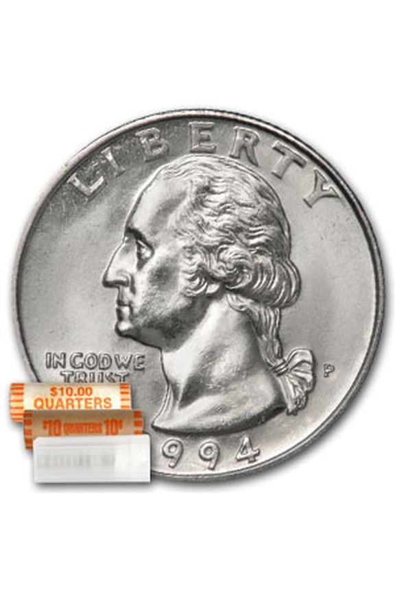 1994-P Washington Quarter 40-Coin Roll BU